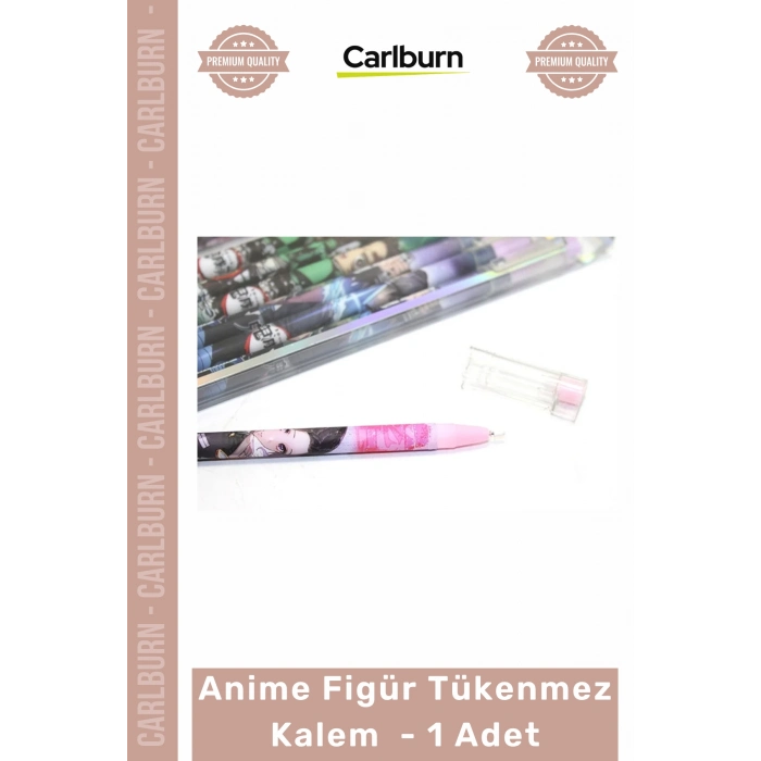 Özel Üretim Kaliteli Anime Model 6 Tasarım Hediye Kırtasiye Okul Ofis Anime Figür Tükenmez Kalem