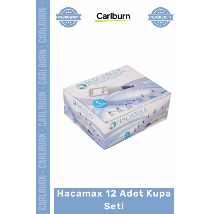 #Hacamat Profesyonel Vakumlu Tedavi Ekipmanı Pompalı Seperatörlü Kutu Hacamax 12 Adet Kupa Seti
