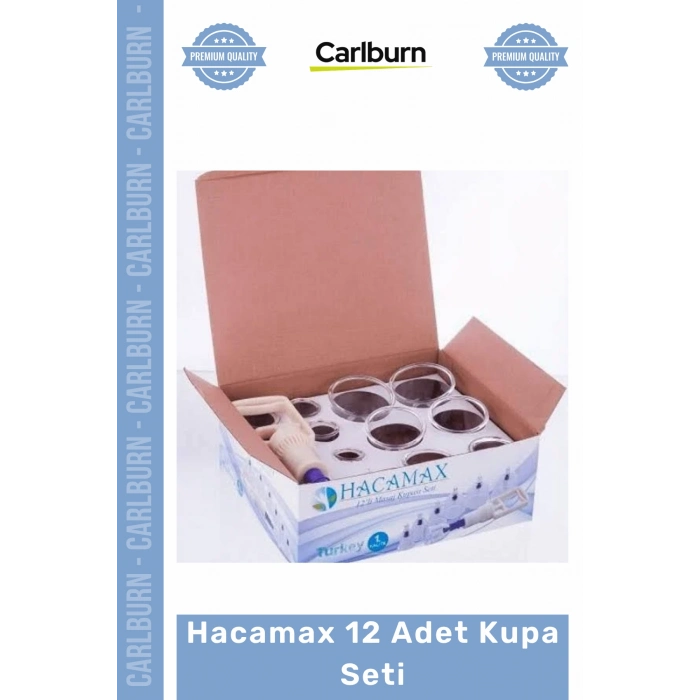 #Hacamat Profesyonel Vakumlu Tedavi Ekipmanı Pompalı Seperatörlü Kutu Hacamax 12 Adet Kupa Seti