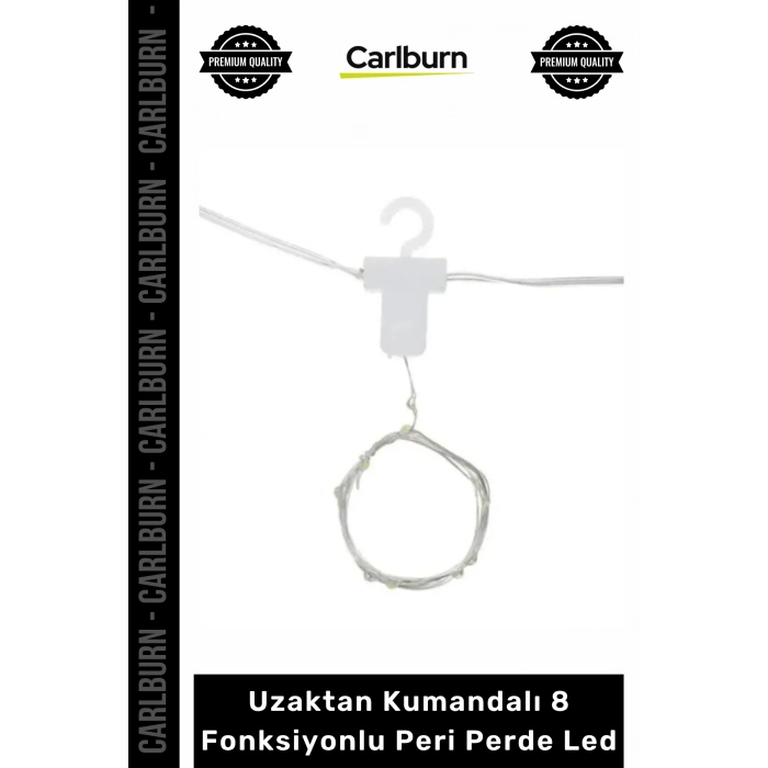 8 Fonksiyonlu Peri Perde Led Uzaktan Kumandalı Günışığı Perde Peri Led (3 mt x 3 mt)