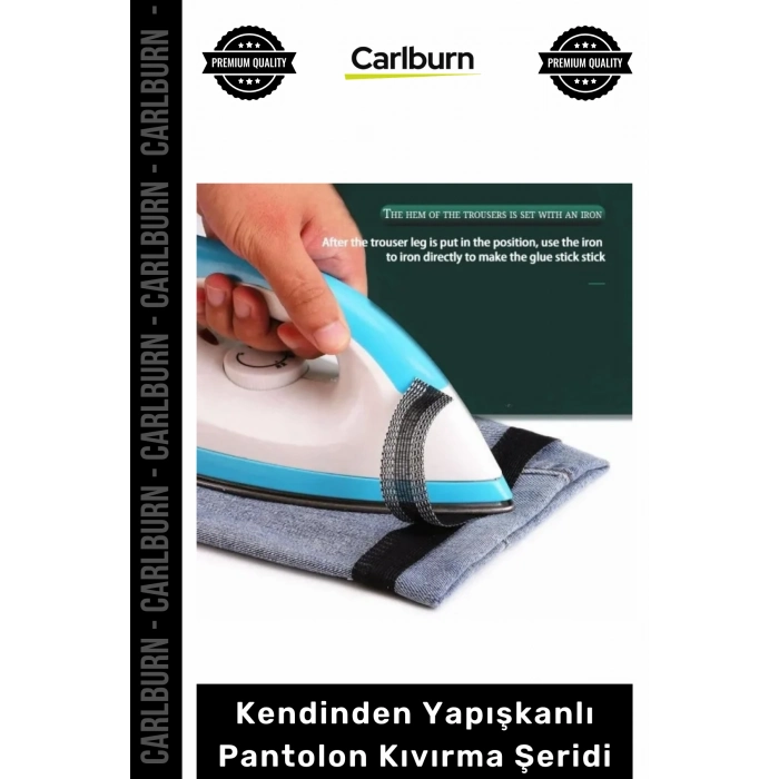 Özel Üretim Pratik Paça Kısaltma Ütüyle Yapışan Bant Kendinden Yapışkanlı Pantolon Kıvırma Şeridi