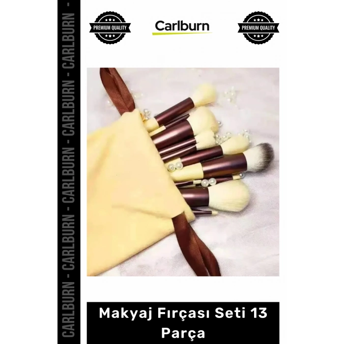 #MakyajSeti Yumuşak Kıl Hızlı Kuruma Özellikli Profesyonel Kozmetik Makyaj Fırçası Seti 13 Parça