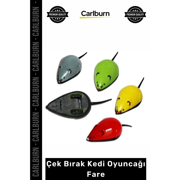 #Petshop Eğlenceli Hareketli İnteraktif Refleks Geliştirici Ekonomik Çek Bırak Kedi Oyuncağı Fare