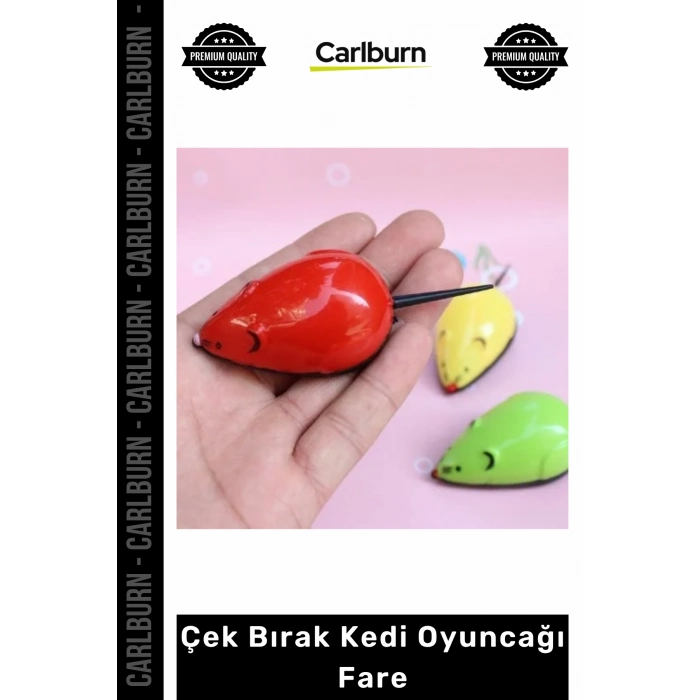 #Petshop Eğlenceli Hareketli İnteraktif Refleks Geliştirici Ekonomik Çek Bırak Kedi Oyuncağı Fare