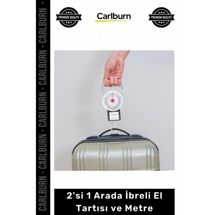 #Tartı Hassas Kancalı Valiz Kantarı Pazar 35 Kg Yaylı 2si 1 Arada İbreli El Tartısı Metre