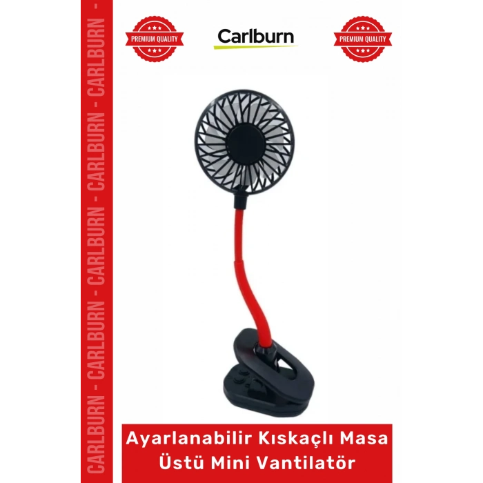 #Vantilatör Esnek Boyunlu Sessiz Portatif Şık Ayarlanabilir Kıskaçlı Masa Üstü Mini Vantilatör