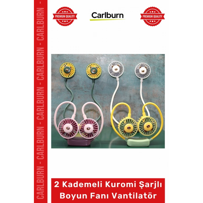 #Vantilatör Taşınabilir Esnek USB Sessiz Portatif 2 Kademeli Kuromi Şarjlı Boyun Fanı Vantilatör