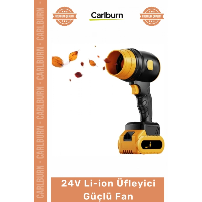 #Fan Şarjlı Kablosuz Taşınabilir Dayanıklı Bahçe Atölye Hızlı Pratik 24V Liion Üfleyici Güçlü Fan