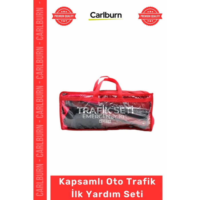 #Trafik Seti Yangın Tüpü Reflektör Çantalı Tuvturk Uyumlu Araç Çeki Halatı Kapsamlı Oto Trafik İlk Yardım Seti