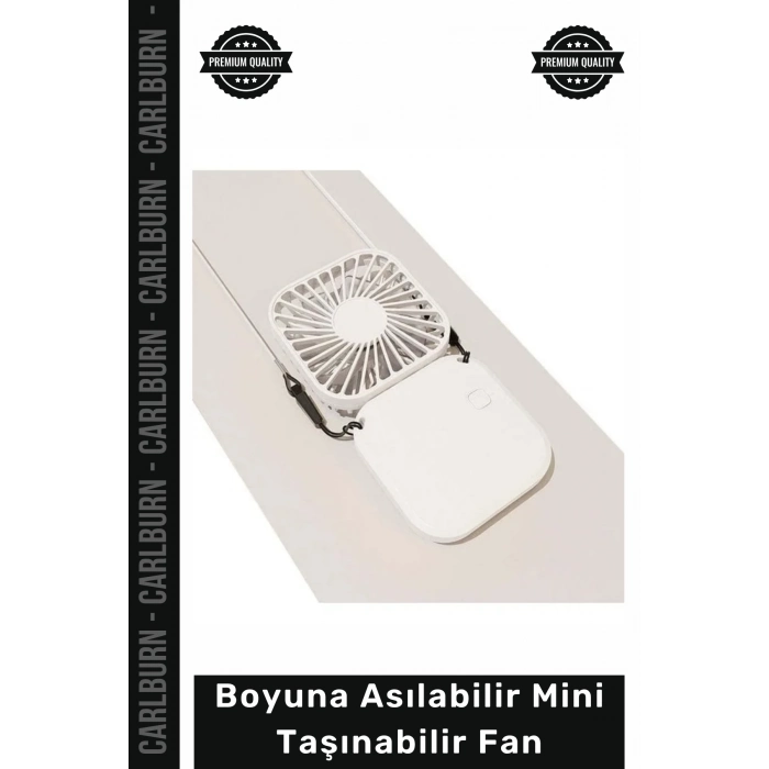#Vantilatör Fonksiyonel Serinletici Şarj Edilebilir USB Boyuna Asılabilir Mini Taşınabilir El Fanı
