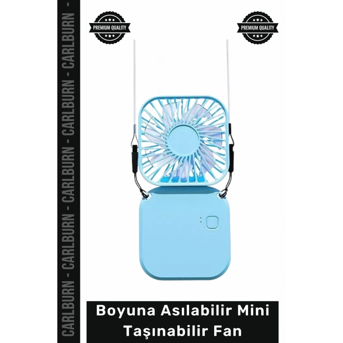 #Vantilatör Fonksiyonel Serinletici Şarj Edilebilir USB Boyuna Asılabilir Mini Taşınabilir El Fanı
