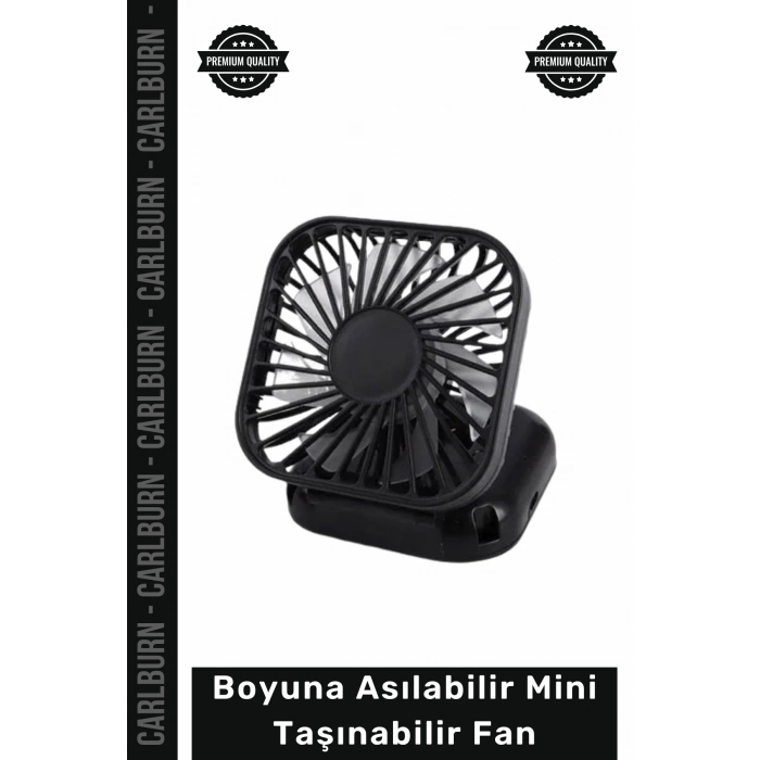 #Vantilatör Fonksiyonel Serinletici Şarj Edilebilir USB Boyuna Asılabilir Mini Taşınabilir El Fanı