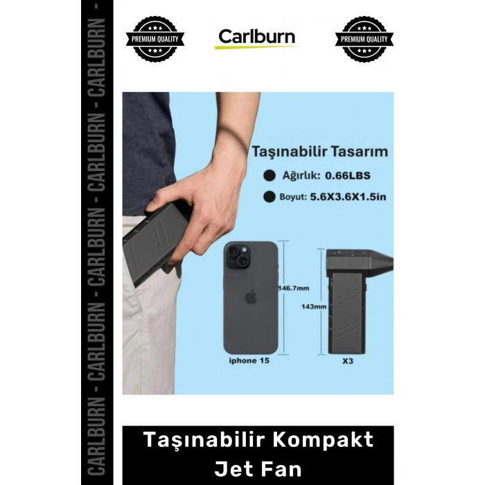 Özel Üretim Güçlü 130000 RPM Motorlu Şarjlı El Tipi Mini Hava Üfleyici Taşınabilir Kompakt Jet Fan
