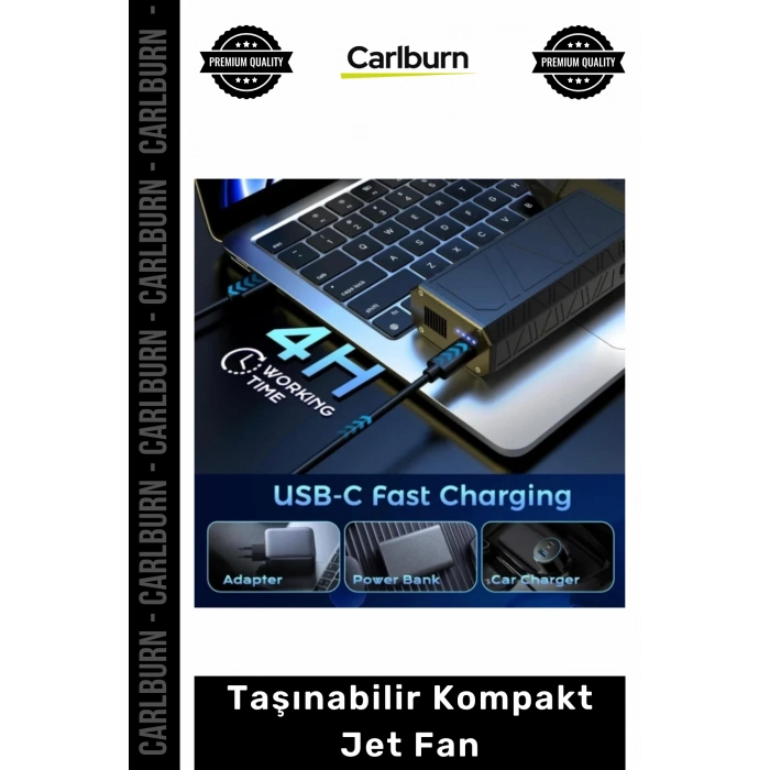 Özel Üretim Güçlü 130000 RPM Motorlu Şarjlı El Tipi Mini Hava Üfleyici Taşınabilir Kompakt Jet Fan