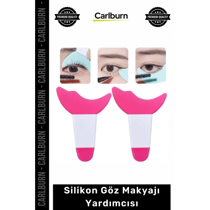 Özel Üretim Maskara Eyeliner Uygulama Aparatı Pratik Makyaj Aksesuarı Silikon Göz Makyajı Yardımcısı