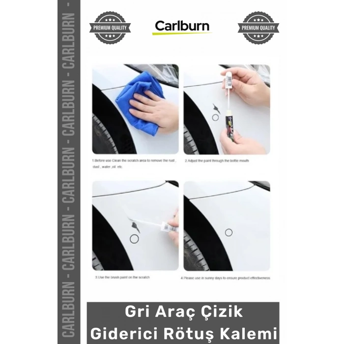 #RötuşBoya Metalik Gümüş Renk Boya Tamir Seti Kaporta Onarıcı Gri Araç Çizik Giderici Rötuş Kalemi
