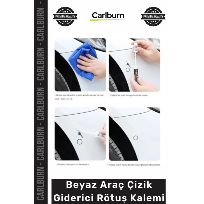 #RötuşBoya Opak Kaporta Tampon Boya Onarım Çizik Doldurucusu Beyaz Araç Çizik Giderici Rötuş Kalemi