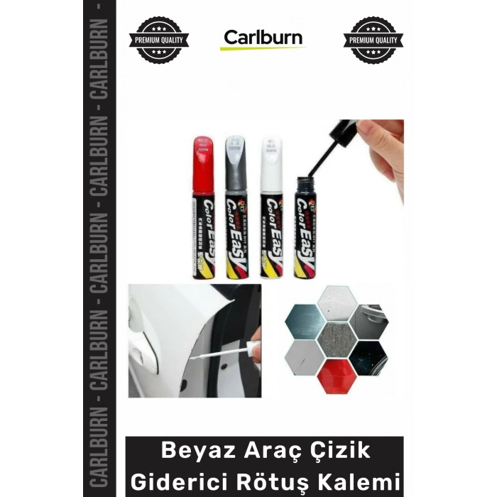 #RötuşBoya Opak Kaporta Tampon Boya Onarım Çizik Doldurucusu Beyaz Araç Çizik Giderici Rötuş Kalemi