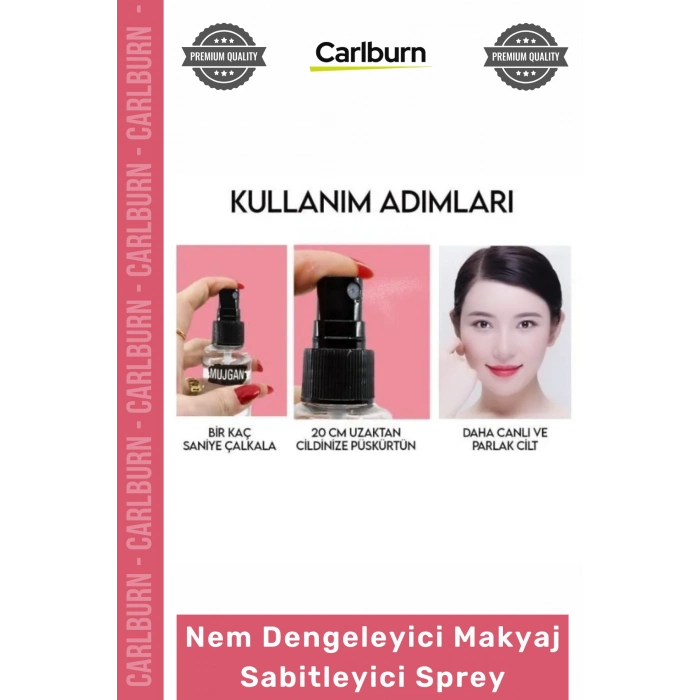 #MakyajSabitleyici Gün Boyu Kalıcı Taze Görünüm Nem Dengeleyici Pürüzsüz Makyaj Sabitleyici Sprey