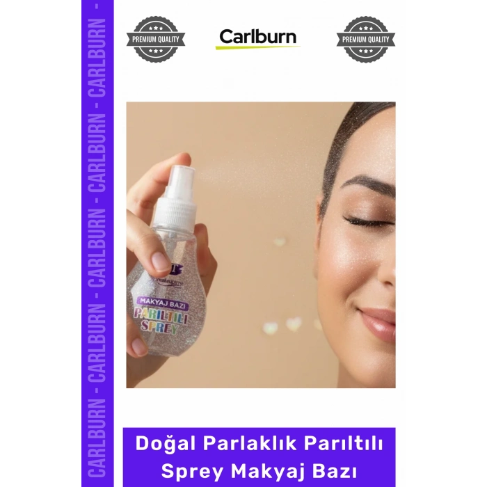 #Kozmetik Işıltılı Aydınlık Pürüzsüz Canlı Görünüm Doğal Parlaklık Parıltılı Sprey Makyaj Bazı