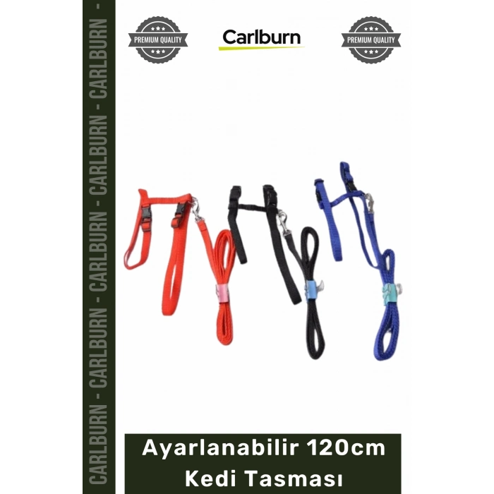 #KediTasması Renkli Lacivert Mavi Kırmızı Siyah Konforlu Dayanıklı Ayarlanabilir 120cm Kedi Tasması