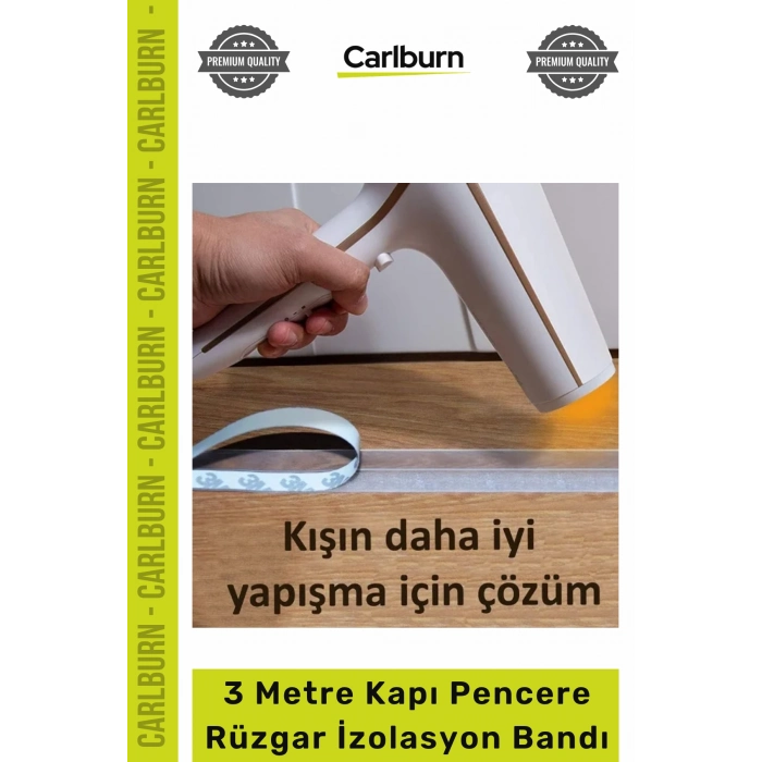 #Bant Yapışkanlı Şeffaf EPDM Silikon Sızdırmazlık Fitil 3 Metre Kapı Pencere Rüzgar İzolasyon Bandı