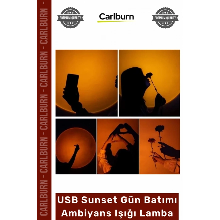 #GeceLambası Fotoğraf Video Çekim Esnek Gövde Taşınabilir USB Sunset Gün Batımı Ambiyans Işığı Lamba