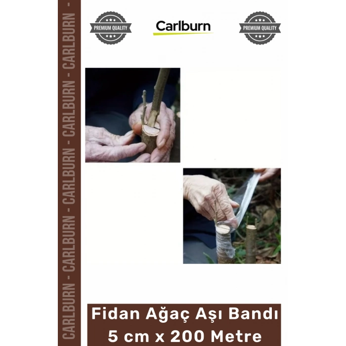 #AşıStreci Esnek Şeffaf Pratik Dayanıklı Bahçe Profesyonel Fidan Ağaç Aşı Bandı 5 cm x 200 Metre