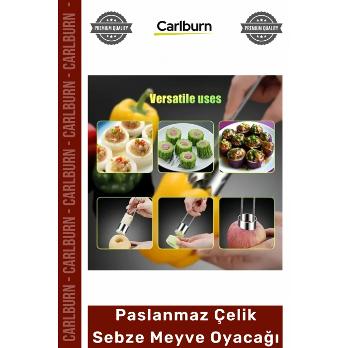 Özel Üretim Ergonomik Keskin Bıçaklı Paslanmaz Çelik Sebze Meyve Oyacağıu Doğrama Güvenlik Aparatı