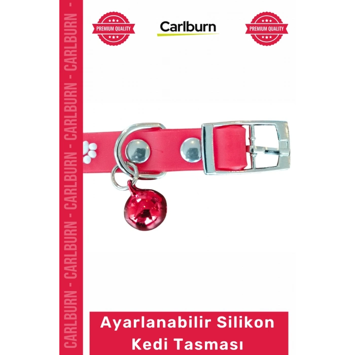 #Petshop Yumuşak Konforlu Ayarlanabilir Şık Dayanıklı Su Geçirmez Esnek Hafif Silikon Kedi Tasması