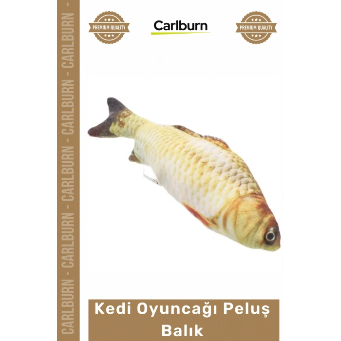 #Petshop Gerçekçi Tasarım Yumuşak Peluş Kumaş Av İçgüdüsü Destekleyen Kedi Oyuncağı Peluş Balık
