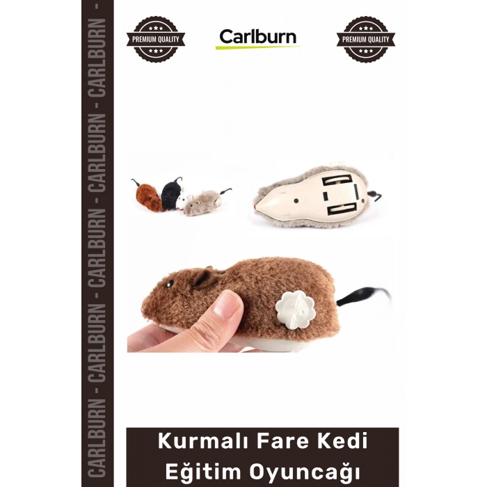 #Petshop İnteraktif Hareketli Mekanik Avcılık İçgüdü Geliştiren Kurmalı Fare Kedi Eğitim Oyuncağı