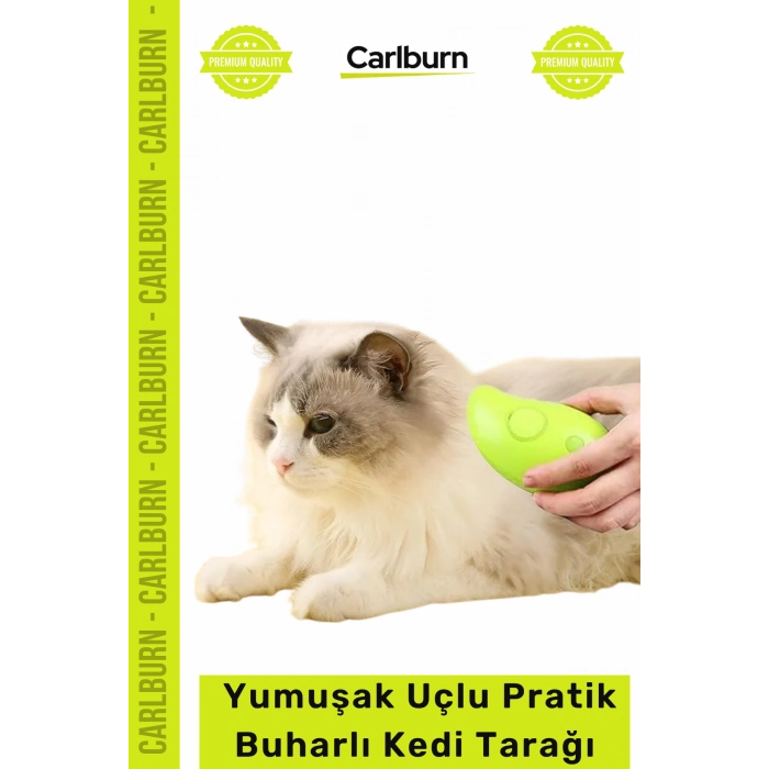 Özel Üretim Masaj Yapan Şarjlı Tüy Toplayıcı Kıl Temizleyici Yumuşak Uçlu Pratik Buharlı Kedi Tarağı