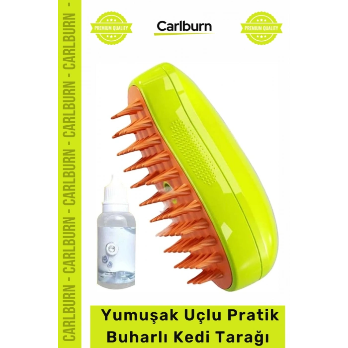 Özel Üretim Masaj Yapan Şarjlı Tüy Toplayıcı Kıl Temizleyici Yumuşak Uçlu Pratik Buharlı Kedi Tarağı