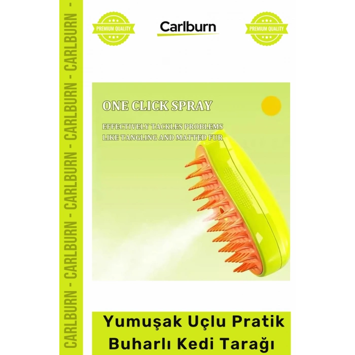 Özel Üretim Masaj Yapan Şarjlı Tüy Toplayıcı Kıl Temizleyici Yumuşak Uçlu Pratik Buharlı Kedi Tarağı