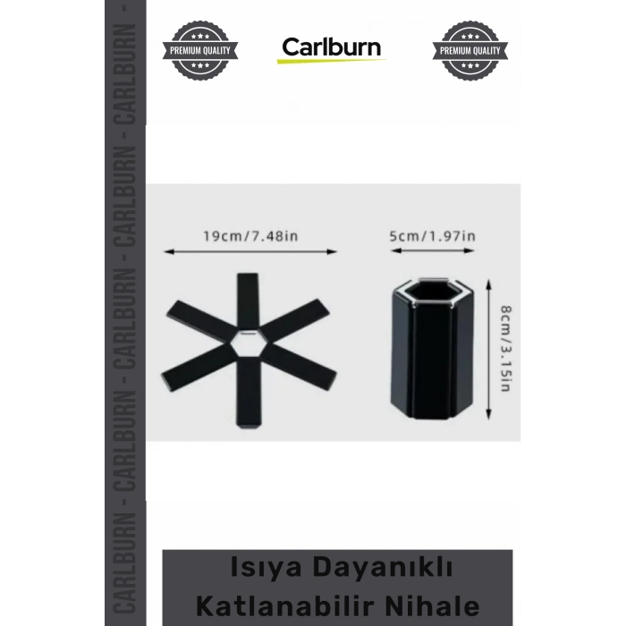 #Nihale Isıya Dayanıklı Mutfak Tezgah Koruyucu Pratik Şık Modern Plastik Katlanabilir Nihale