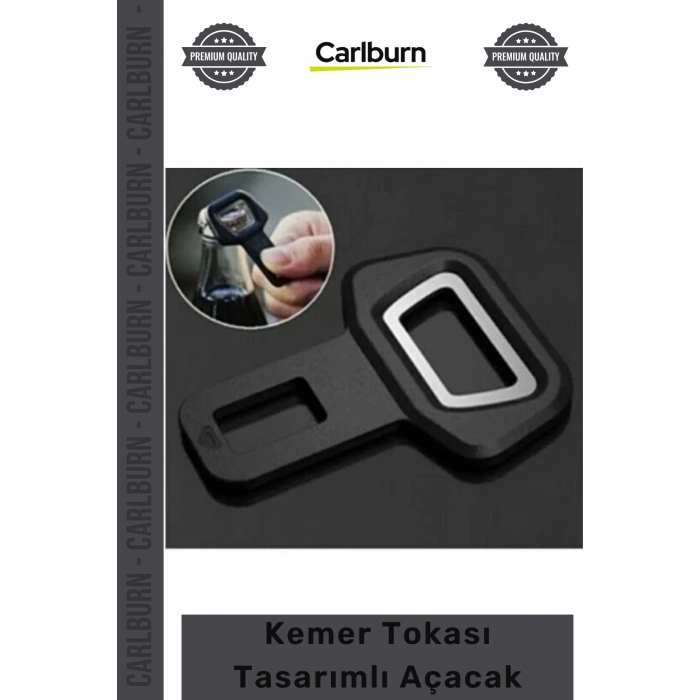 #Açacak Emniyet Kemeri Görünümlü Pratik Araba İçi Metal Cam Şişe Kemer Tokası Tasarımlı Açacak