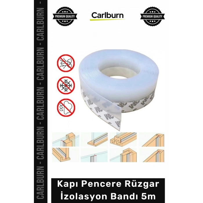 Özel Üretim Isı Toz Yalıtımı Sağlayan Sürgülü Cam Kapı Altı Kapı Pencere Rüzgar İzolasyon Bandı 5m