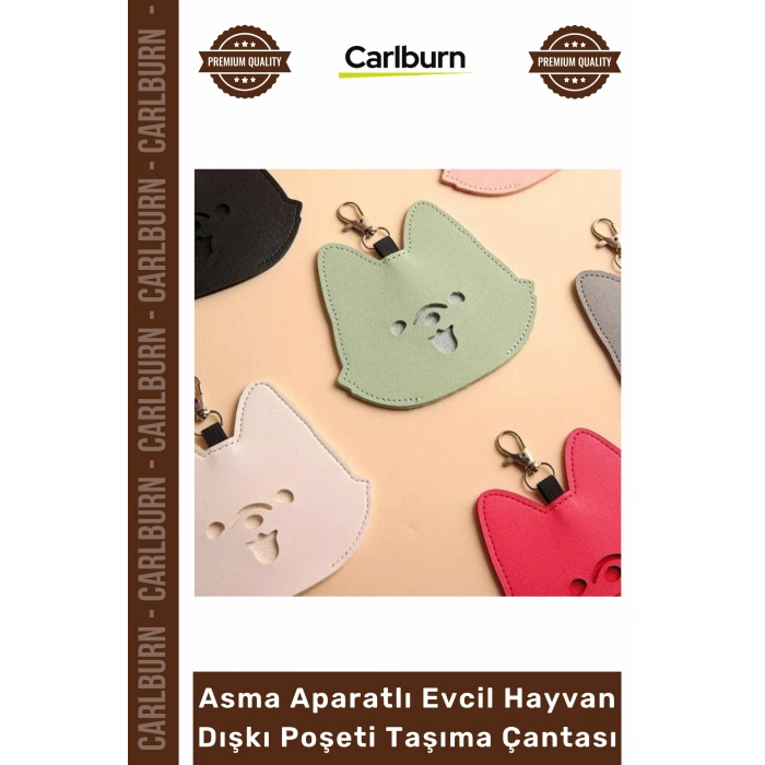 Özel Üretim Deri Kancalı Şık Pratik Hijyenik Asma Aparatlı Evcil Hayvan Dışkı Poşeti Taşıma Çantası