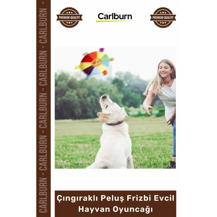 #Petshop İnteraktif Sesli Isırma Çekiştirme Yumuşak Çıngıraklı Peluş Frizbi Evcil Hayvan Oyuncağı