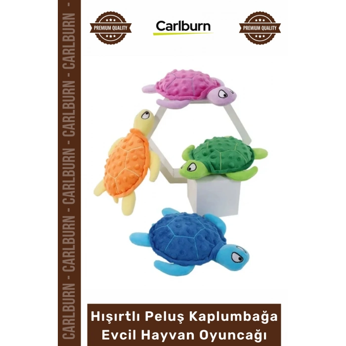 #Petshop Yumuşak Sesli Diş Kaşıyıcı Köpek Eğitici Hışırtlı Peluş Kaplumbağa Evcil Hayvan Oyuncağı