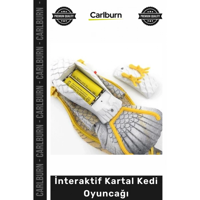 #Petshop Hareketli Kanatlı Pilli Avlanma İçgüdüsü Destekleyen Egzersiz İnteraktif Kartal Kedi Oyuncağı