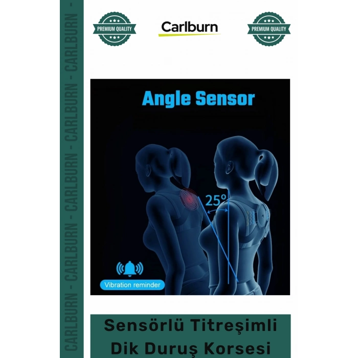 Özel Üretim Akıllı Şarjlı Ergonomik Omurga Destekli Kamburluk Önleyici Sensörlü Titreşimli Dik Duruş