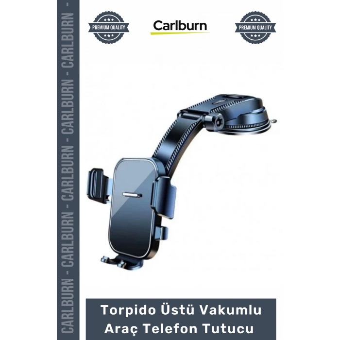 #Tutacak Sağlam Güçlü Siyah Torpido Üstü Vakumlu Araç Telefon Tutucu Ayarlanabilir Uzun Kollu