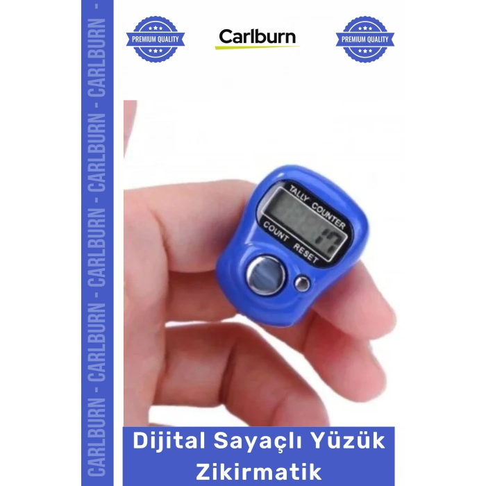Özel Üretim Dijital Sayaçlı Ayarlanabilir Silikon Kayışlı Ergonomik Taşınabilir Sayaç Yüzük Zikirmatik