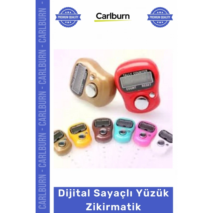 Özel Üretim Dijital Sayaçlı Ayarlanabilir Silikon Kayışlı Ergonomik Taşınabilir Sayaç Yüzük Zikirmatik