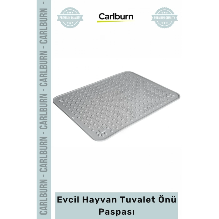 Özel Üretim Kaymaz PVC Yıkanabilir Kedi Köpek Kum Tutucu Hijyenik Evcil Hayvan Tuvalet Önü Paspası