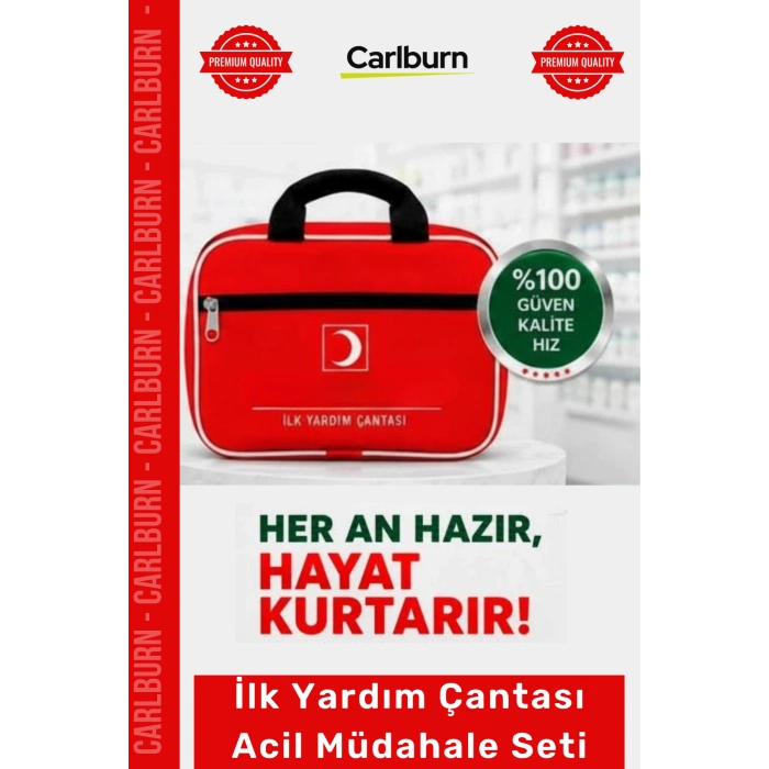 #İlkYardımSeti Medikal Araç Ev Ofis Kompakt Taşınabilir Medikal İlk Yardım Çantası Acil Müdahale Seti