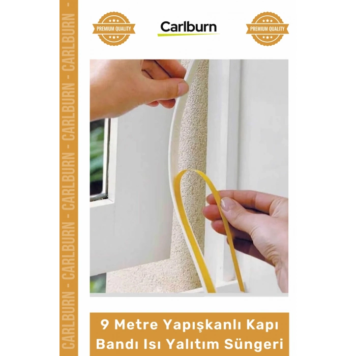 9 Metre Pencere Izolasyon Bandı Yapışkanlı Cam Yalıtım Süngeri Rüzgar Soğuk Kesici Pimapen Fitili