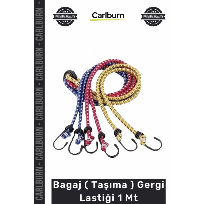 #Gergi Sağlam Esnek Kancalı Motor Bisiklet Araba Yük Sabitleme Bagaj Taşıma Gergi Lastiği 1 Mt